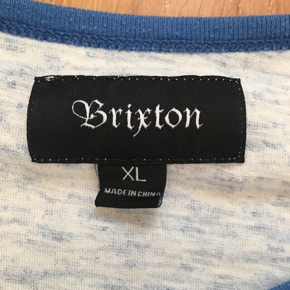 Brixton Logo Short Sleeve Baseball T-Shirt XL - Picture 6 of 7